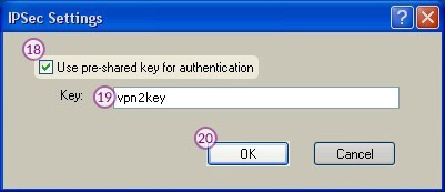 How to set up L2TP VPN on Windows XP: Step 11